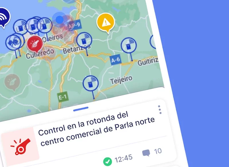 SOCIALDRIVE PERMITE INFORMAR SOBRE LA PRESENCIA DE RADARES