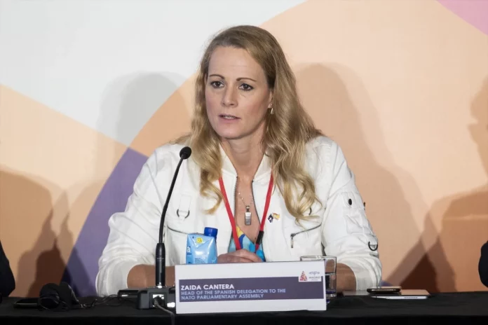La militar y socialista, Zaida Cantera, deja su acta de diputada tras la votación de la amnistía
