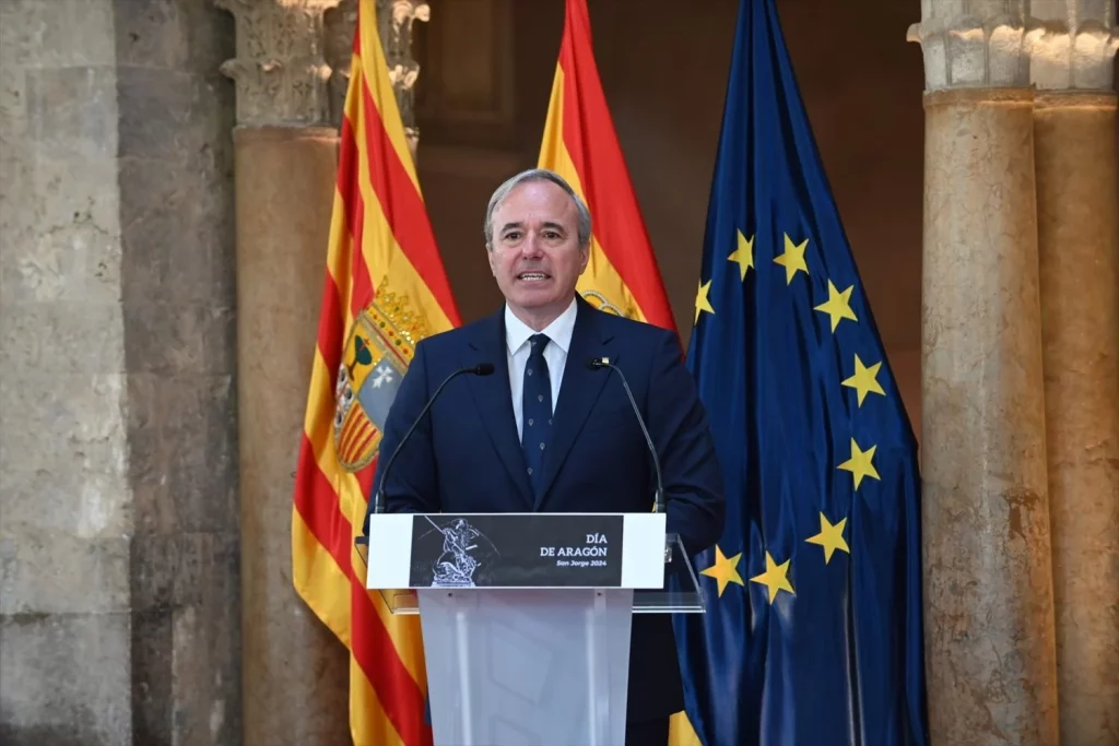 Jorge Azcón, presidente de Aragón. | Foto: Europa Press