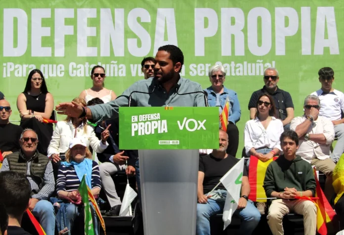 Garriga es el candidato de Vox a las elecciones catalanas.