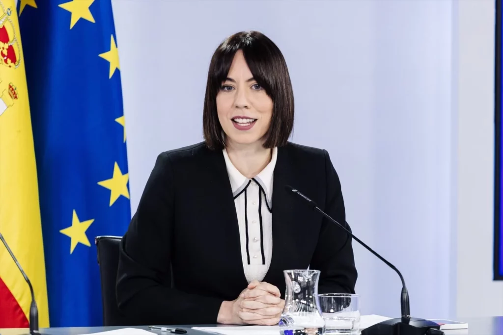 La ministra Morant, orgullosa de los universitarios que se manifiestan por Palestina 1 Moncloa EuropaPress 5944002 ministra ciencia innovacion universidades diana morant rueda prensa Moncloa