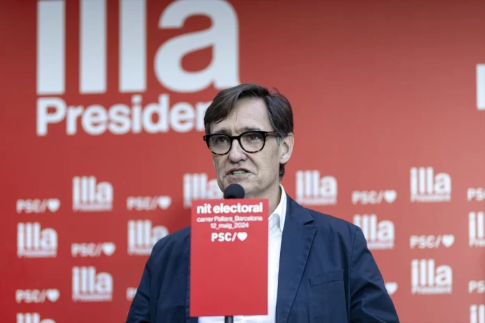 Salvador Illa, líder del PSC y presidente de la Generalitat, aparece en el informe de la UCO sobre el caso Koldo