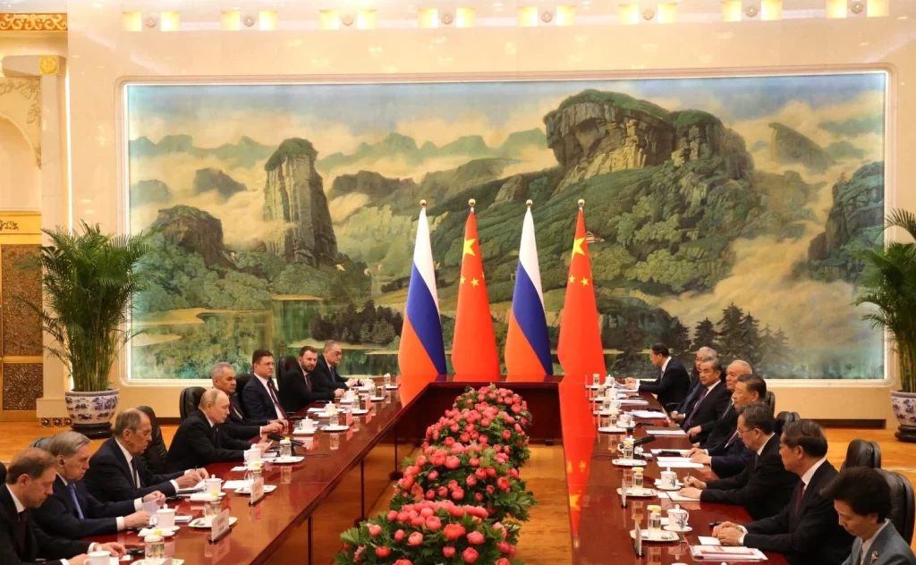 EuropaPress 5963354 handout 16 may 2024 china beijing russian president vladimir putin 4th 1 Moncloa