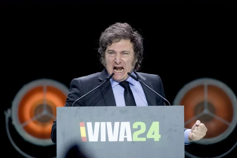 Javier Milei, en su viaje a España