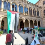La Universidad de Barcelona desafía a la Junta Electoral y mantiene la acampada palestina