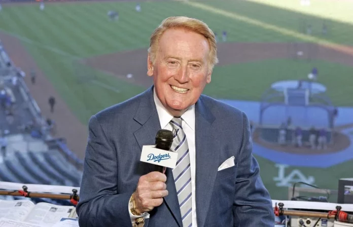 Presentadores deportivos Vin Scully