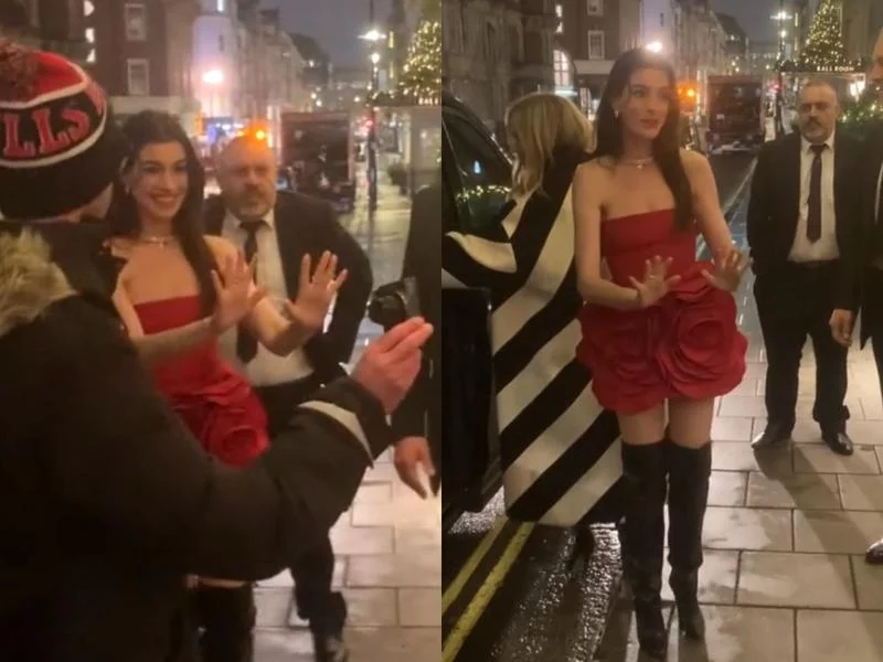 Los gestos que iniciaron la polémica con Anne Hathaway
