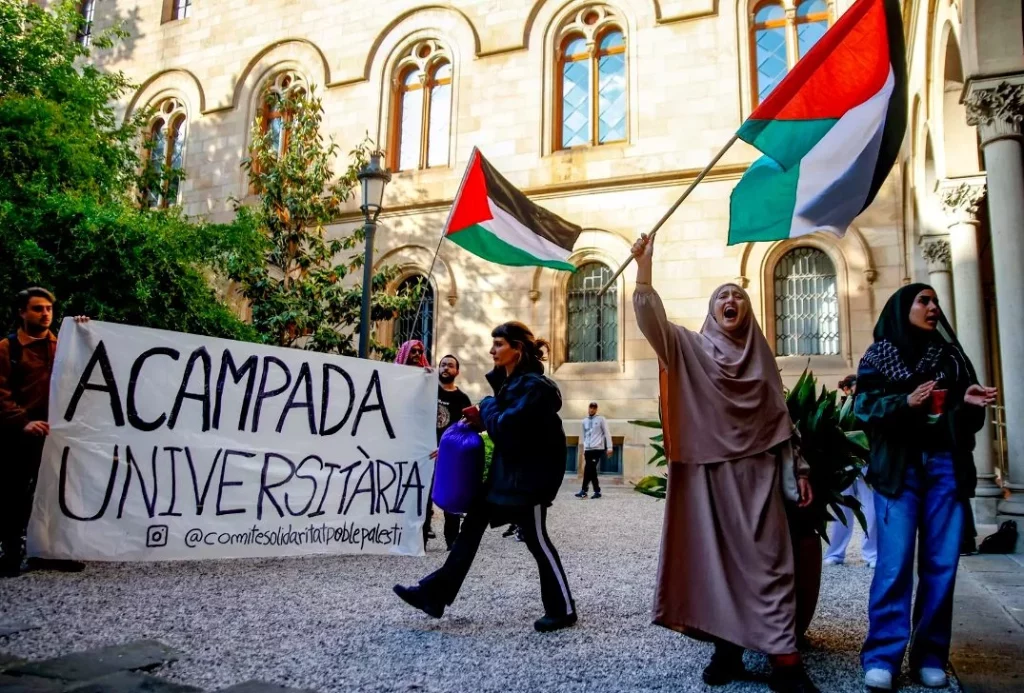 Las universidades a favor de Palestina en Gaza