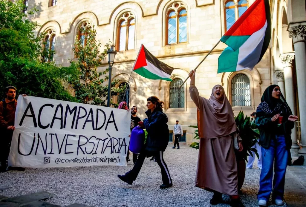 Las universidades de España romperán relaciones con las de Israel si no se comprometen con la paz en Gaza 1 Moncloa Las universidades a favor de Palestina en Gaza