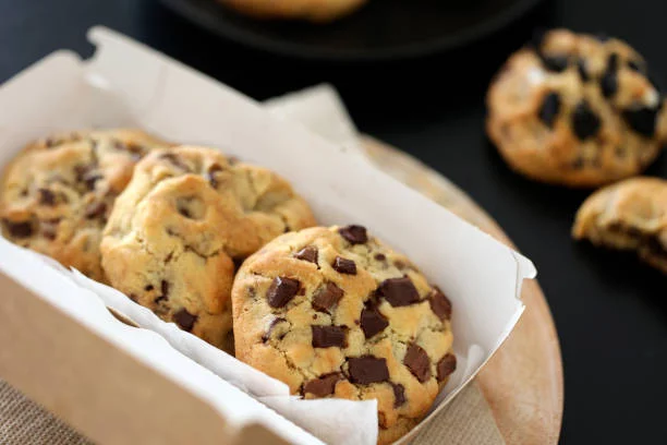 Preparación de las cookies con chip de chocolate