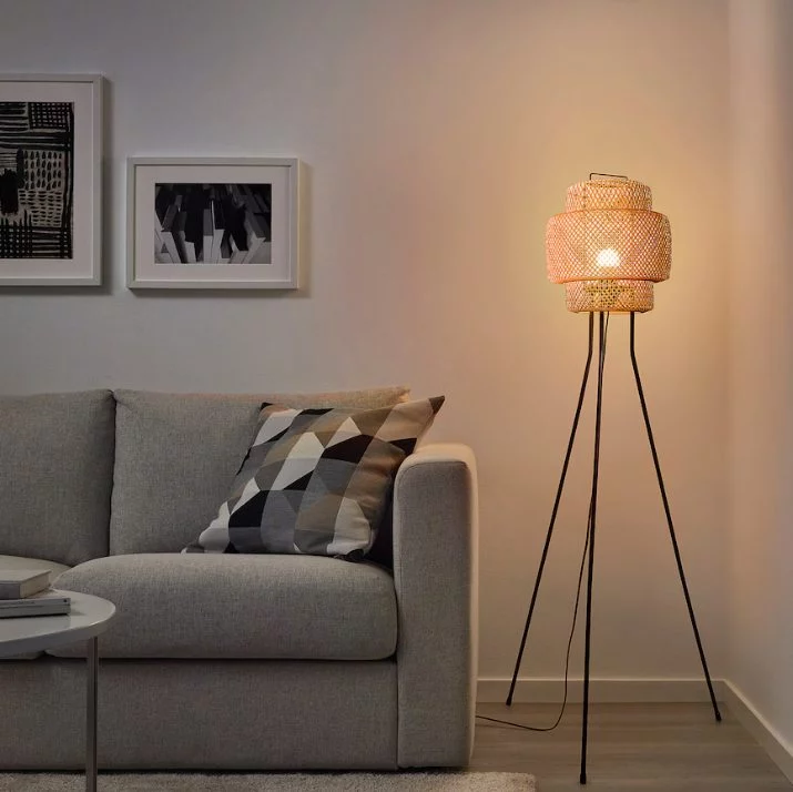 lampara bambu ikea