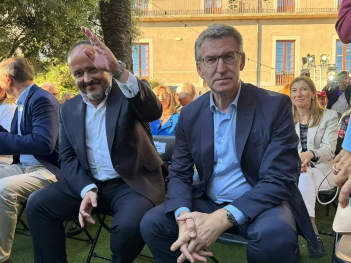 Alberto Núñez Feijóo y el candidato Alejandro Fernández han endurecido el mensaje en la recta final de campaña.