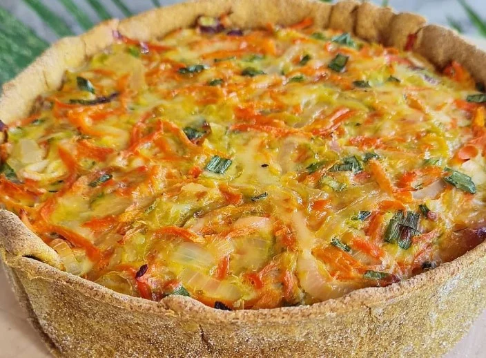 Cómo hacer una masa casera para tarta de vegetales con 4 ingredientes