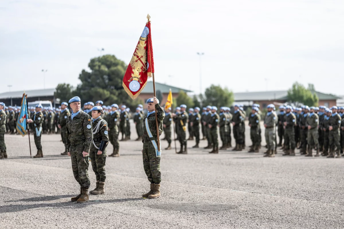 Militares de la Brigada Aragón. EUROPA PRESS