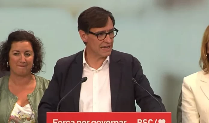 Salvador Illa, líder del PSC y candidato a la Generalitat