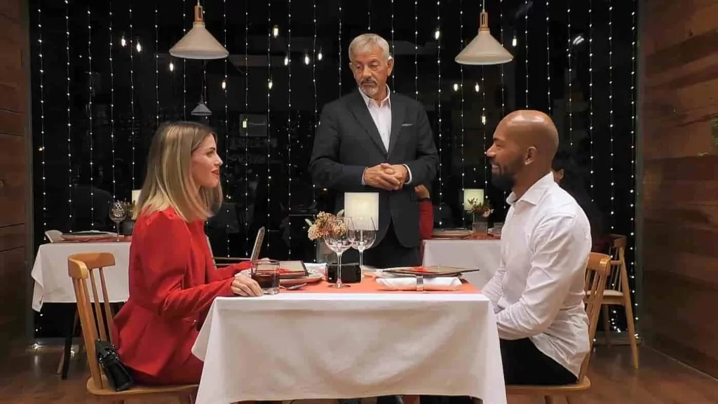 sara y daniel en first dates. mediaset min Moncloa