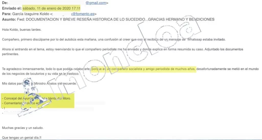Un concejal del PSOE pidió la intercesión de Koldo en el Consejo de Ministros para un indulto 2 Moncloa 2indul1 Moncloa
