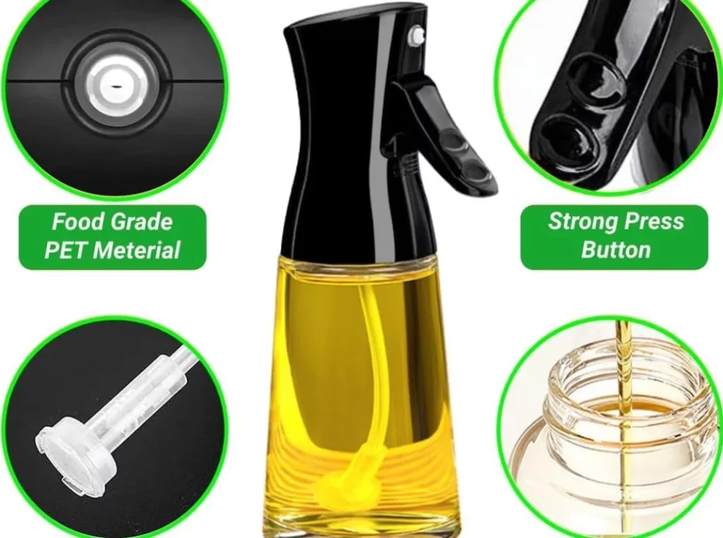 Cómo usar el rociador de aceite de oliva