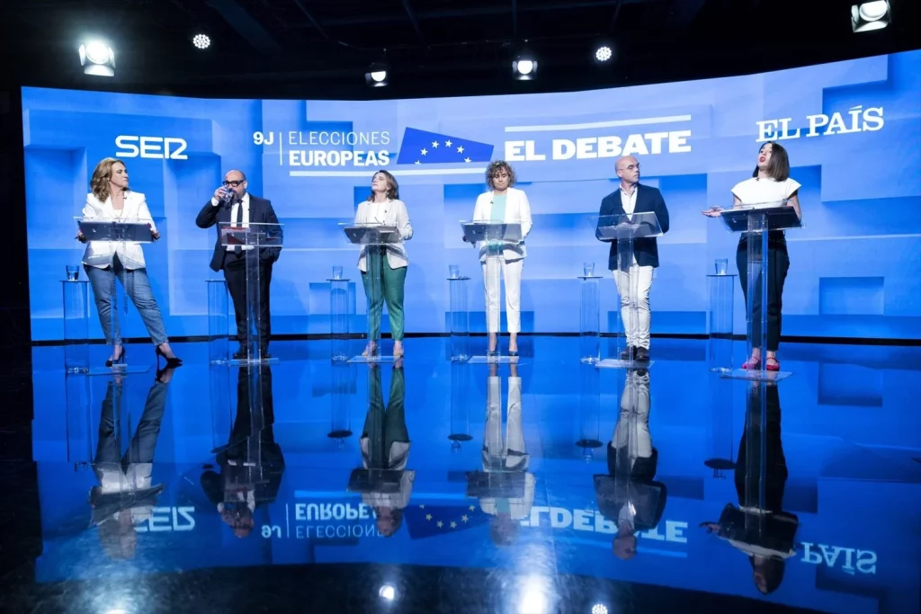 ¿Hasta dónde puede llegar la extrema derecha en el Parlamento Europeo? 2 Moncloa EuropaPress 6006321 i d candidatos parlamento europeo elecciones 9j estrella galan sumar jordi Moncloa