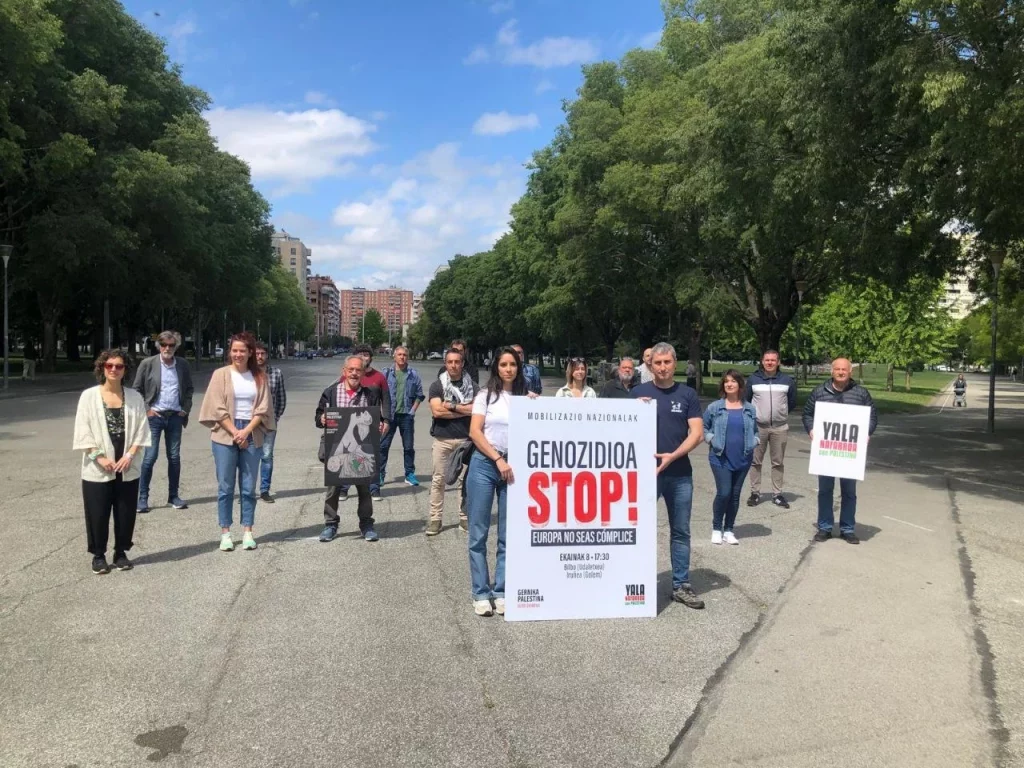 EuropaPress 6006463 llaman manifestarse sabado pamplona contra genocidio palestina Moncloa