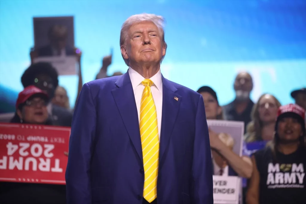 Biden presenta en su campaña a un Trump 'desquiciado' 2 Moncloa EuropaPress 6013656 06 june 2024 us phoenix former us president donald trump speaks at chase Moncloa