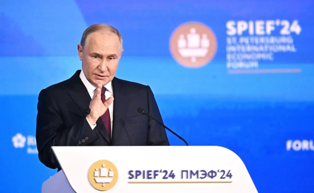 EuropaPress 6015109 handout 07 june 2024 russia st petersburg russian president vladimir putin 2 Moncloa