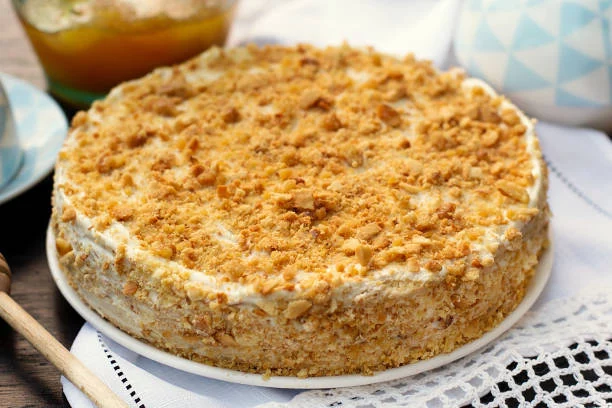Bizcocho de nuez y dulce de leche: ideal para una merienda deliciosa