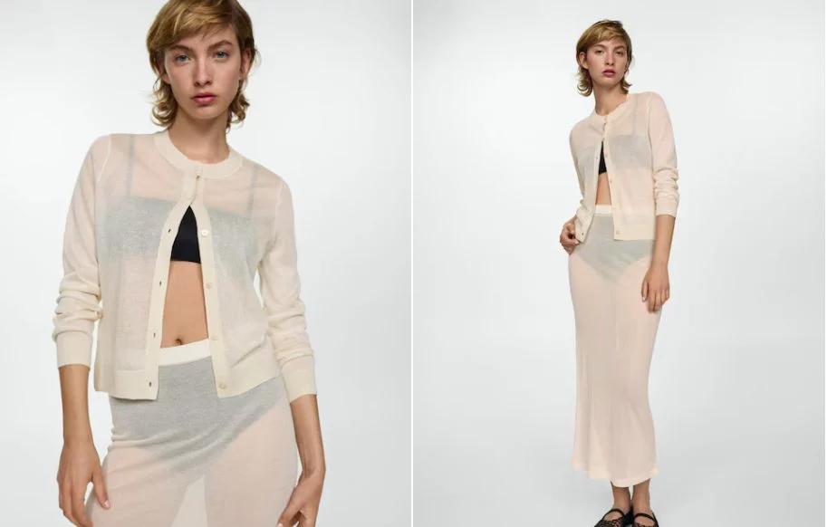 Luce un look versátil con las bermudas vaqueras rectas de Mango 2 Moncloa cardigan mango Moncloa