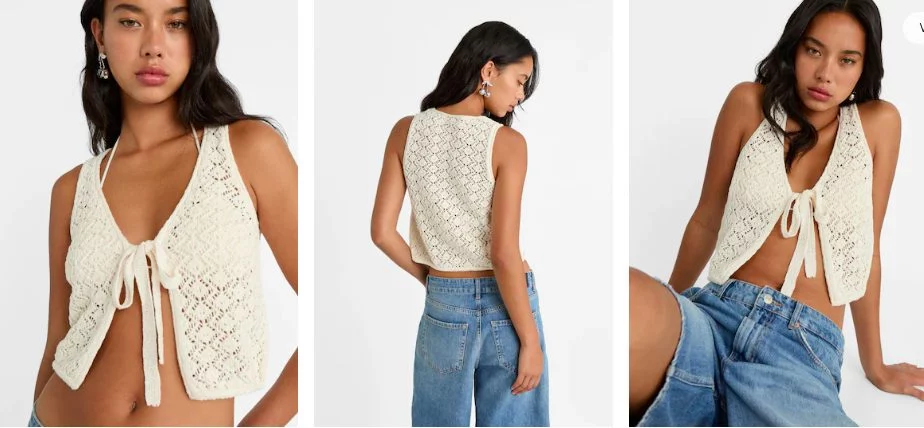 Encontramos el short con cintura elástica de Stradivarius más cómodo que el de Bershka 3 Moncloa chalecoblanco stradivarius Moncloa