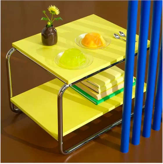 Echa un ojo a la novedades de IKEA que vienen a romper con el aburrido minimalismo 4 Moncloa estanteriaamarilla ikea Moncloa