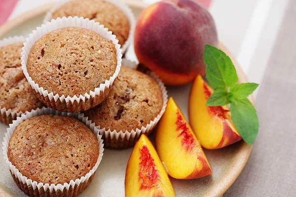 Preparación de los cupcakes de durazno