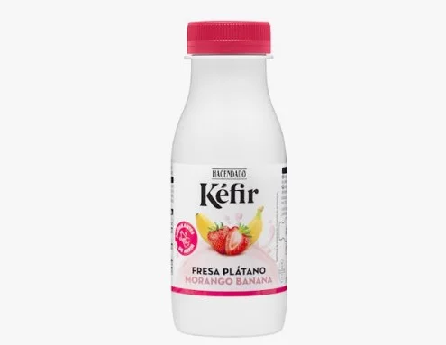 Kéfir de Mercadona: así evalúan del peor al mejor en las redes 2 Moncloa Kéfir con fresa y plátano