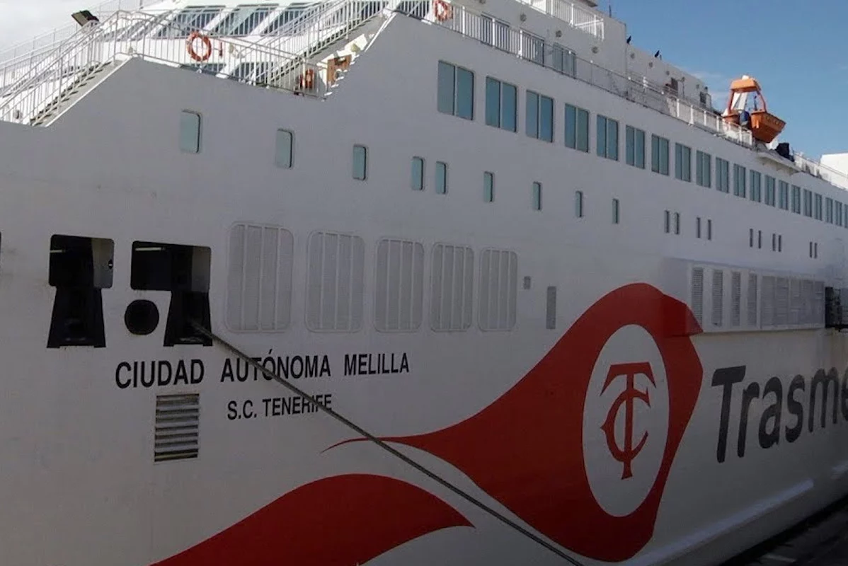 Trasmediterránea elimina el nombre de Ciudad Autónoma de Melilla