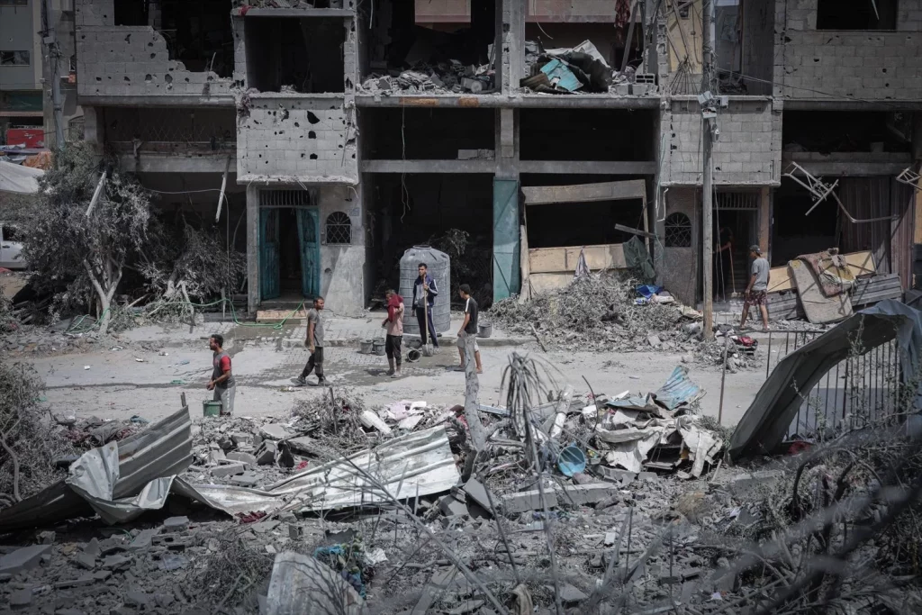 ONU hace llamado para proteger a los refugiados palestinos 2 Moncloa EuropaPress 6025251 edificios destruidos operacion ejercito israel campamento refugiados 1 Moncloa