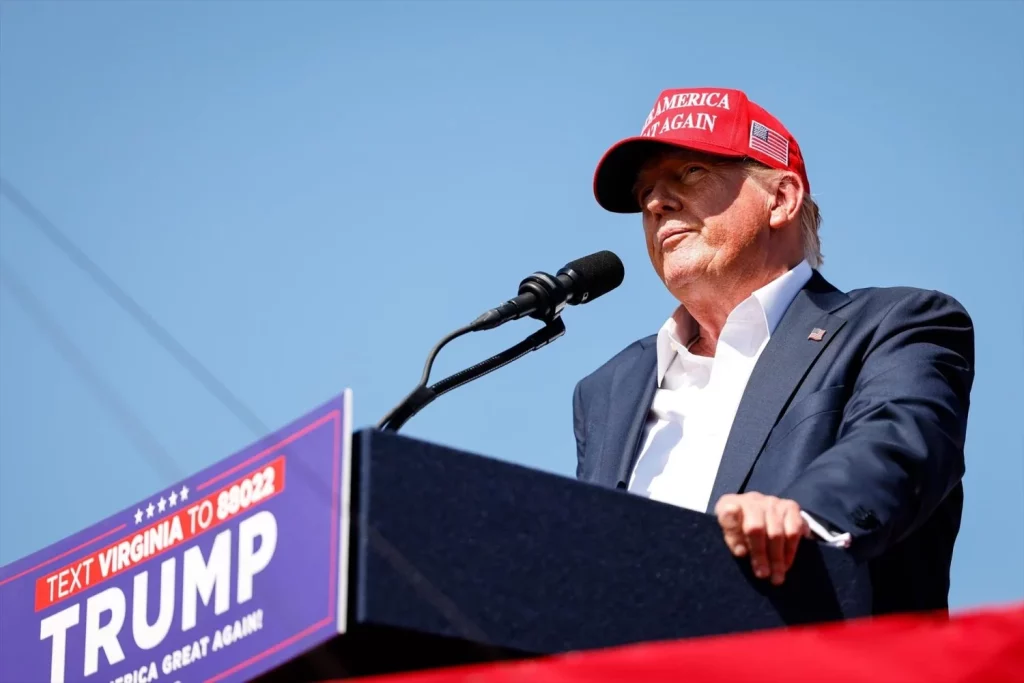 EuropaPress 6061719 june 28 2024 chesapeake virginia usa former president donald trump speaks Moncloa