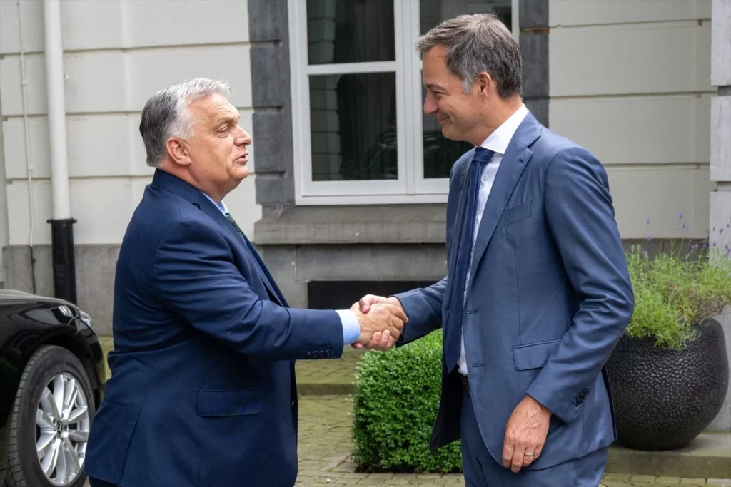 ¿Quién es Viktor Orban, nuevo presidente de la UE? 2 Moncloa EuropaPress 6065738 01 july 2024 belgium brussels belgian prime minister alexander croo Moncloa