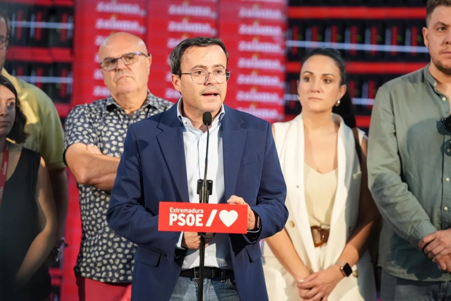 Miguel Ángel Gallardo, presidente de la Diputación de Badajoz.