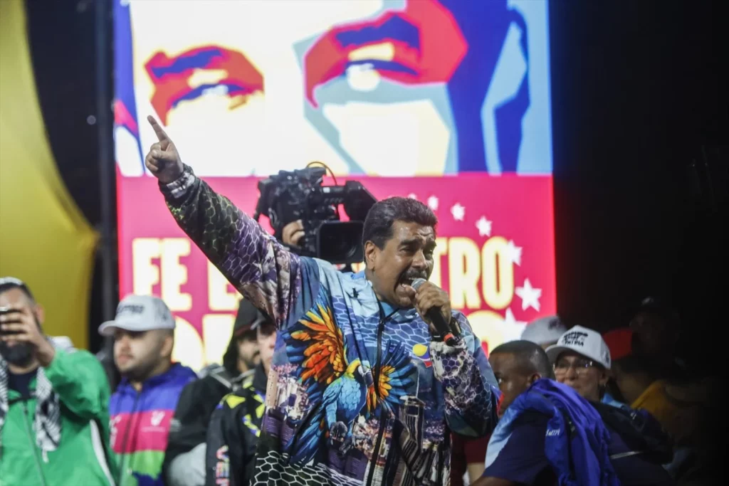 Nicolás Maduro inicia su campaña electoral en Venezuela 3 Moncloa EuropaPress 6072039 04 july 2024 venezuela caracas president of venezuela president nicolas Moncloa