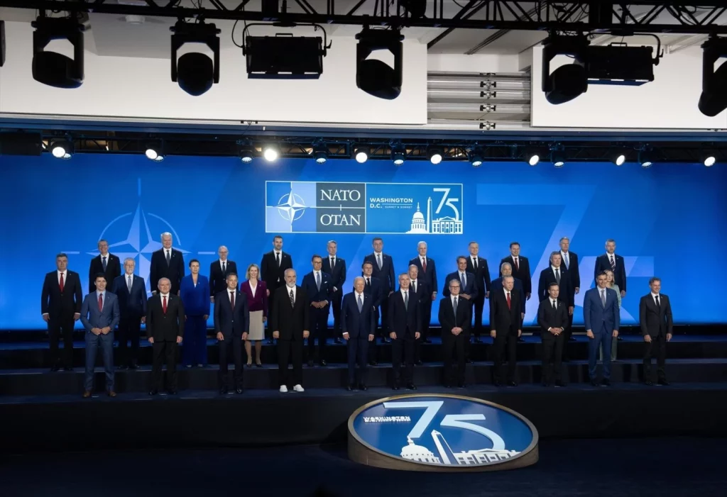 La OTAN asegura que garantizará la defensa de Ucrania durante la cumbre en Washington 2 Moncloa EuropaPress 6082379 july 10 2024 washington united states prime minister justin trudeau Moncloa