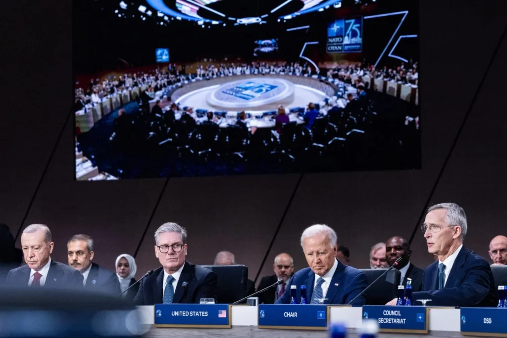 La OTAN asegura que garantizará la defensa de Ucrania durante la cumbre en Washington 1 Moncloa Cumbre de la OTAN en Washington