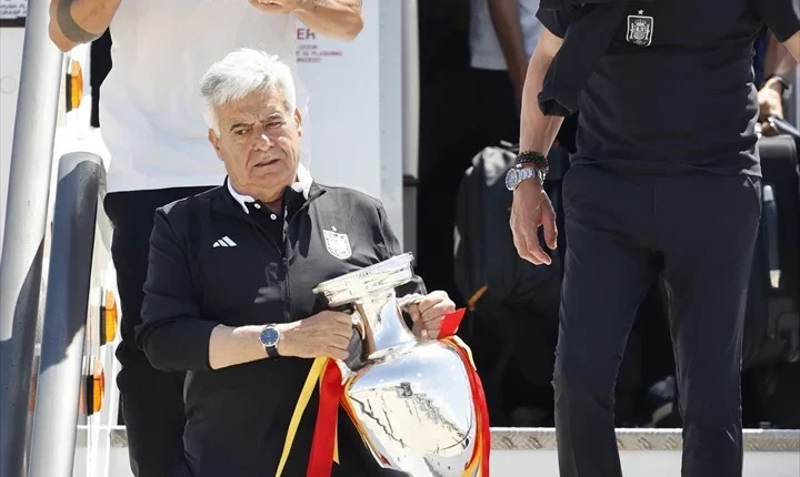 Pedro Rocha, justo antes de ser inhabilitado por el TAD.