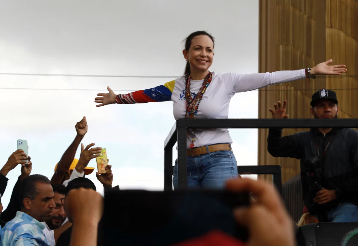 María Corina Machado, liberada tras ser detenida por la fuerza por el régimen de Maduro 1 Moncloa La labor de María Corina Machado, crucial para la victoria de Edmundo González