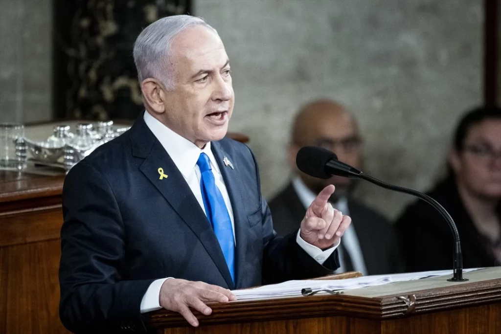 EuropaPress 6106490 july 24 2024 washington district of columbia usa israeli prime minister Moncloa