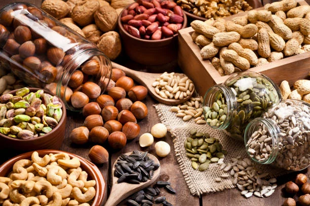 Frutos secos y las semillas
