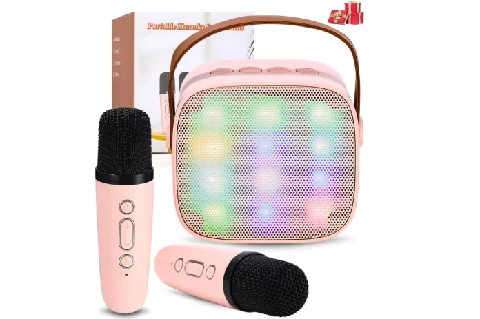 Pasa una tarde divertida con la máquina de karaoke portátil de Amazon por menos de 50 euros