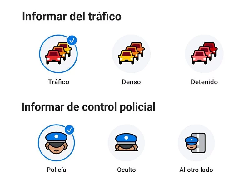 ADVERTENCIA SOBRE EL TRÁFICO Y CONTROLES POLICIALES