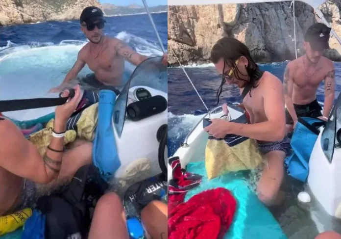 Travesía fallida: Un grupo de amigos alquila un yate y lo hunde en el mar