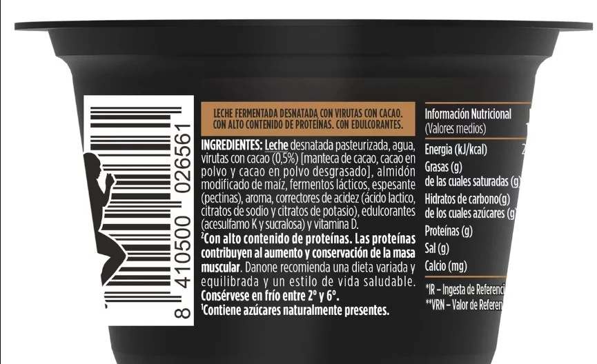 El yogur de Alcampo que revoluciona el mercado: virutas de chocolate y precio increíble 2 Moncloa Ingredientes de calidad