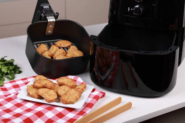 Nuggets de pollo en freidora de aire: fácil, dorado y crunchy