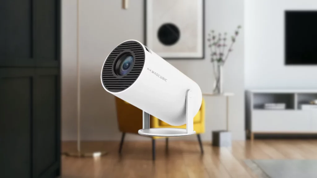 El proyector portátil 4K con wifi de AliExpress que no puedes dejar pasar por menos de 50 euros 2 Moncloa Una rotación de 180 grados y funciones inteligentes